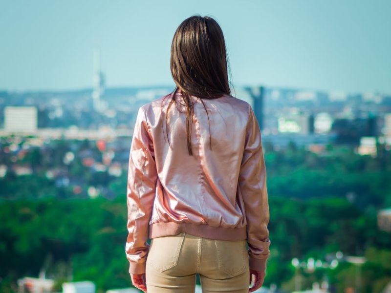 women standing alone