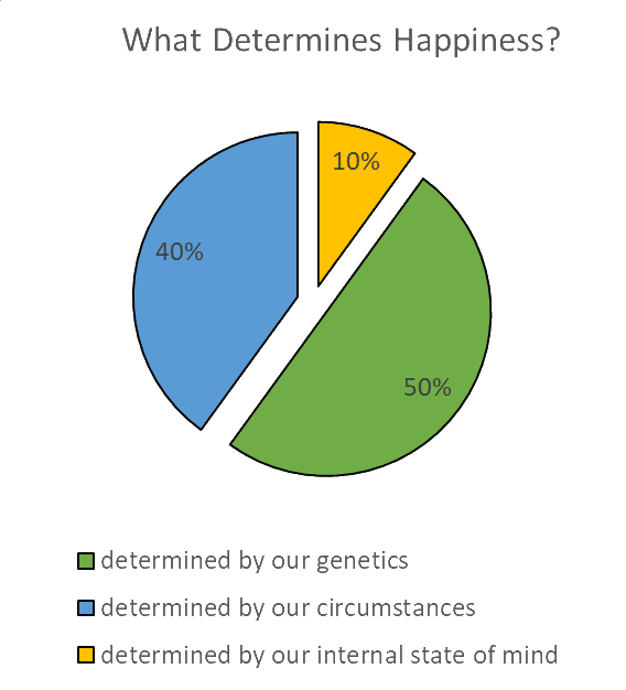 50-40-10 rule happiness pie 1